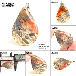 Women & Men Fashion Jewelry Pendants Necklaces With Chain Wholesale Dendritic Moss Agate Quartz Gemstone Colares Femininos BM410