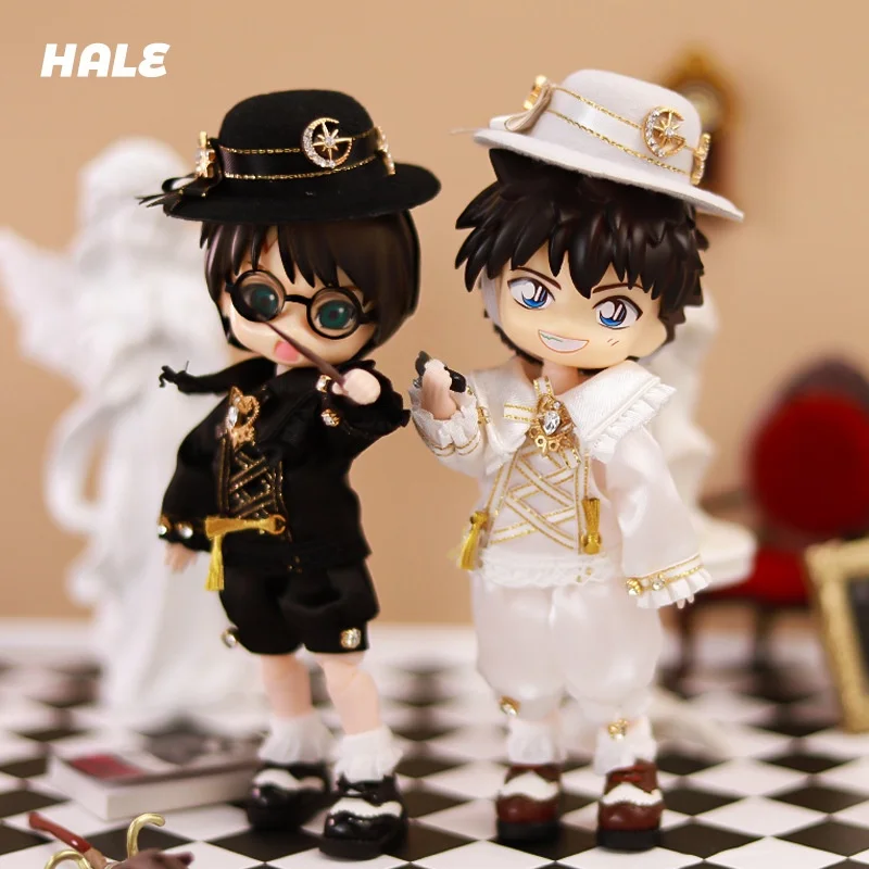 

New In Stock Ob11 Doll Gemini Set Black And White European Style Small Dress Doll Dinner Jackets Clothes For Ymy Dod Doll Body