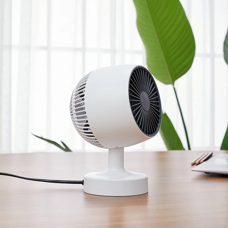 

Electric Heater Portable Desktop Fan Heater Heating Warm Mini Shaking Head Radiator Home Office Warmer Machine for Winter