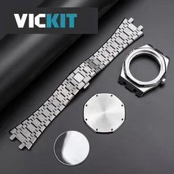 Button hidden stainless steel case set modified casioak GA2100 GA2110 mod kits set solid back mineral rose gold silver gun color