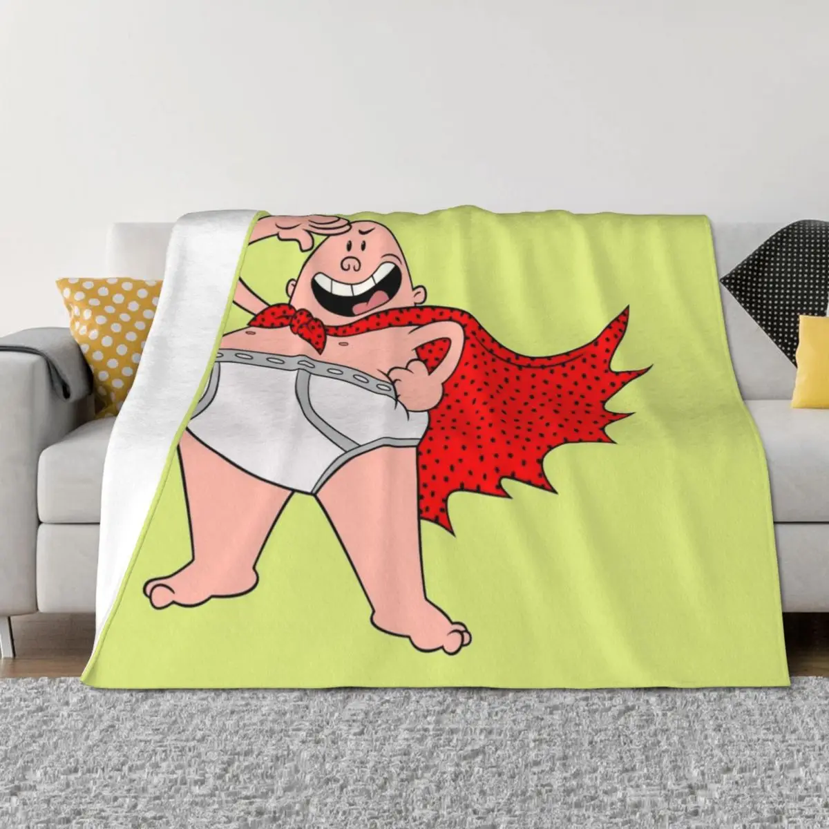 

Captain Underpants Throw Blanket Large blankets ands Fashion Sofas Personalized Gift Blankets