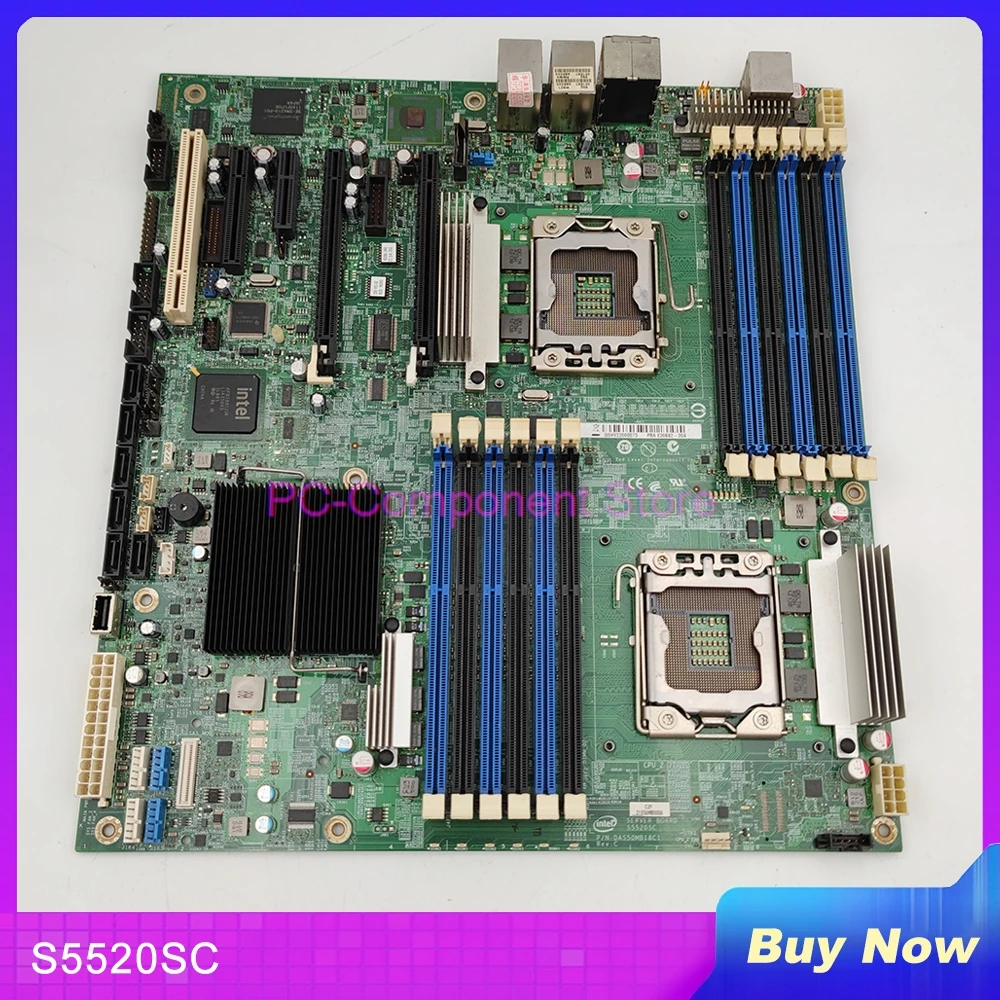 

Server Motherboard For Intel LGA 1366 X55 56CPU S5520SC