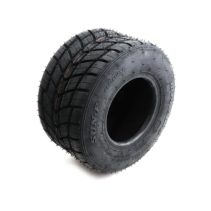 Go Kart Tires10x4.50-5 11x7.10-5 Front and Rear Racing Tires,All-Weather Rain Slick Tires for Competitive Karting,Anti-Skid Grip