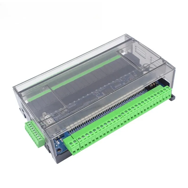 PLC FX3U 48MR 56MR RS485  Modbus RS485 RTU 6CH 3K High speed  24 Relay output SEEKU 6 analog input 2 analog output