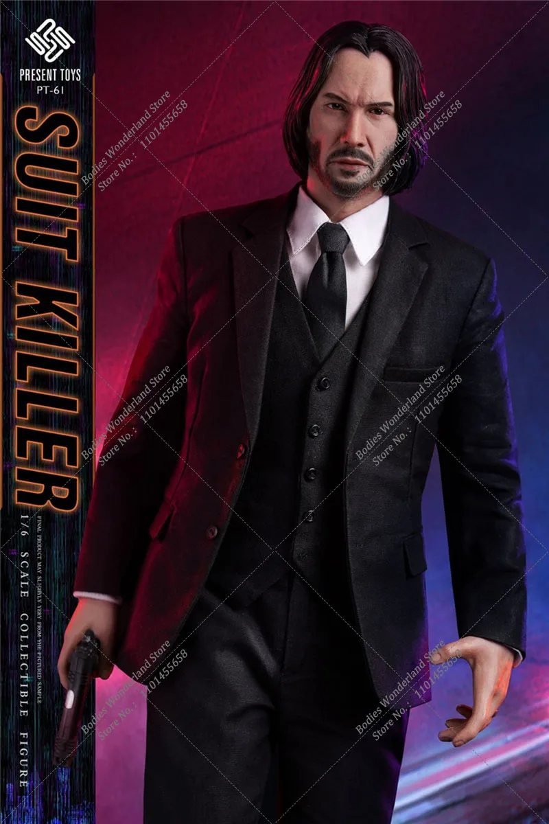 PRESENT TOYS PT-sp61 1/6 Scale tuta da collezione Killer John Wick 12 pollici maschio Solider Action Figure Model Toys for Fans Gifts