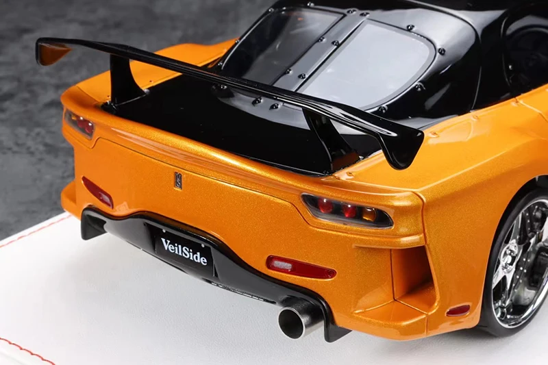 Original factory 1:18 For RX7 Veilside Fortune JDM Simulated Resin Alloy Static Car Model Toy Gift