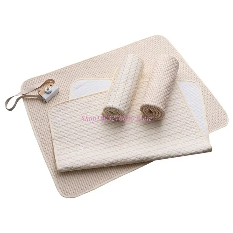 R6FD Talle changement couches pliant tapis literie bébé pavé à couches lavables