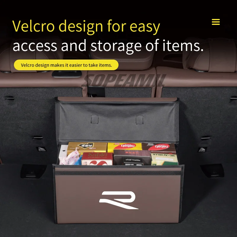 

Volkswagen R Arteon GTI Golf Tiguan Touareg Magotan Passat Polo T-ROC Jeeta Car Trunk Storage Box Foldable Stowing Tidying Bag