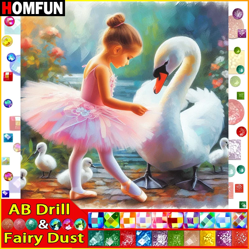 HOMFUN Fairy Dust AB Diamond Painting 