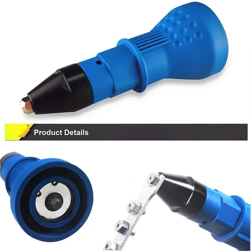 Riveting Insert Cordless Rivet Pull Guns Riveter Drill Tools Drill Adaptor Hand Electric Nut Riveting Tool Nut