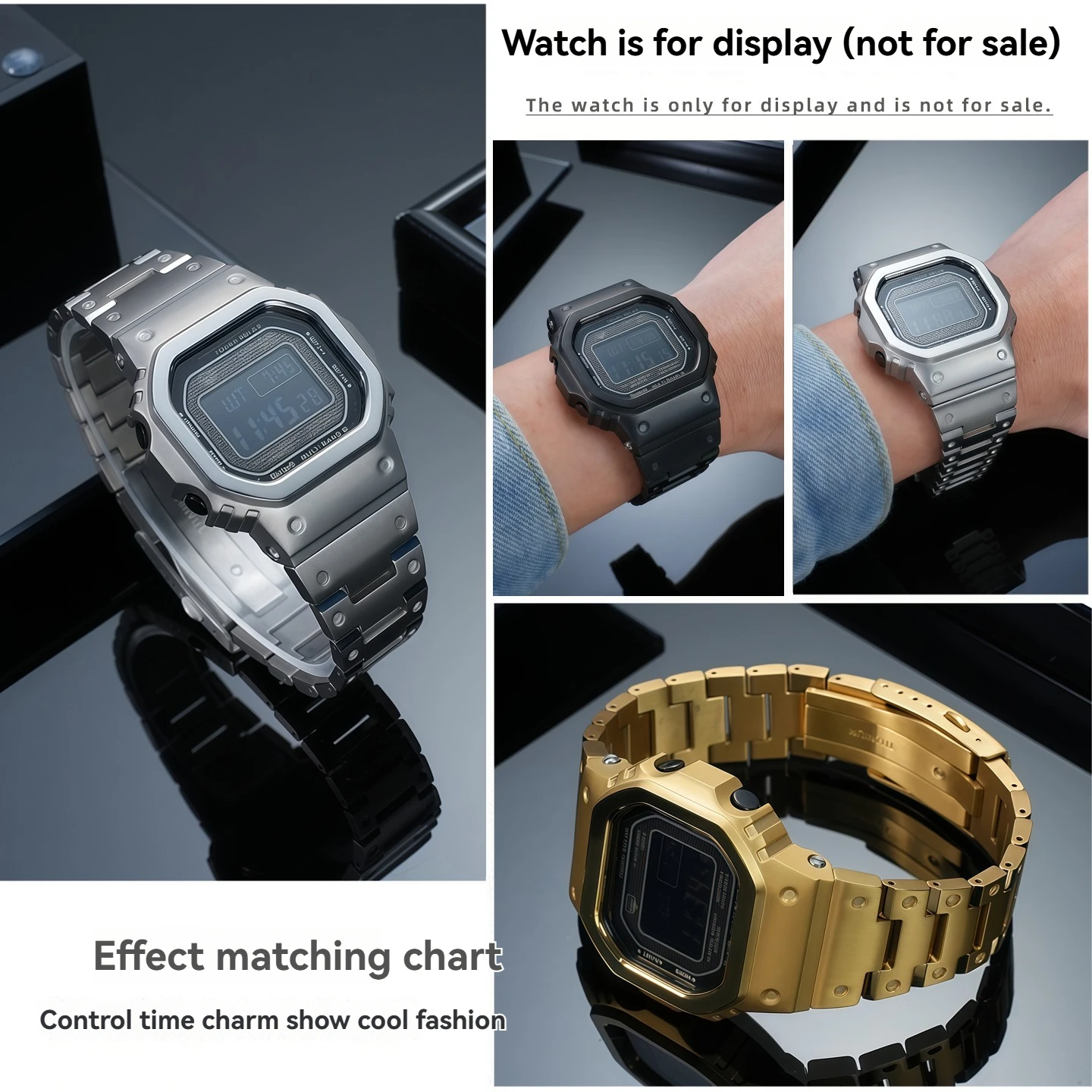 GMW-B5000 チタン合金改造キット ストラップ+ケース - Luxury Watch Casio のレビューと価格