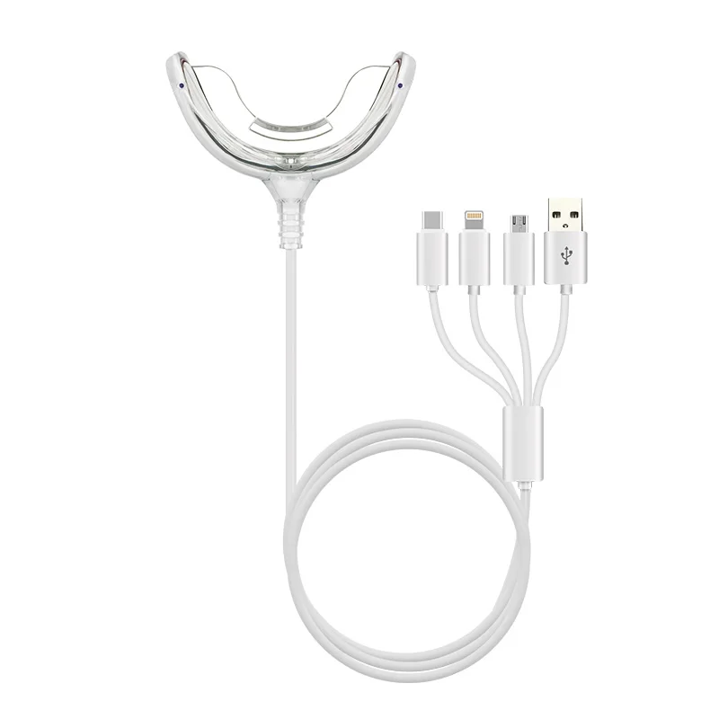 Diş beyazlatma 16 Led ışıkları akıllı zamanlı USB şarj diş beyazlatma lamba kaldırma ağız bakımı ağartma diş beyazlatma