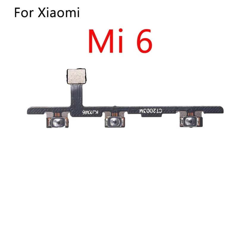 5 pcs/lot power button ket flex for Xiaomi 6 8 9 a1 a2 a3 8Lite 9T pro Pocophone F1 volume side on/off button flex replacement