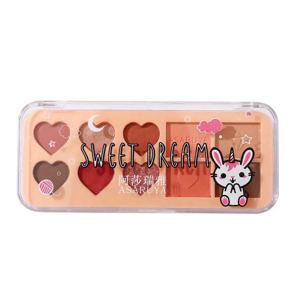 

Fashion Portable Folding Eyeshadow Long-Lasting Waterproof Beauty Makeup Kit Shiny Colorful Eye Shadow Palette Beginners