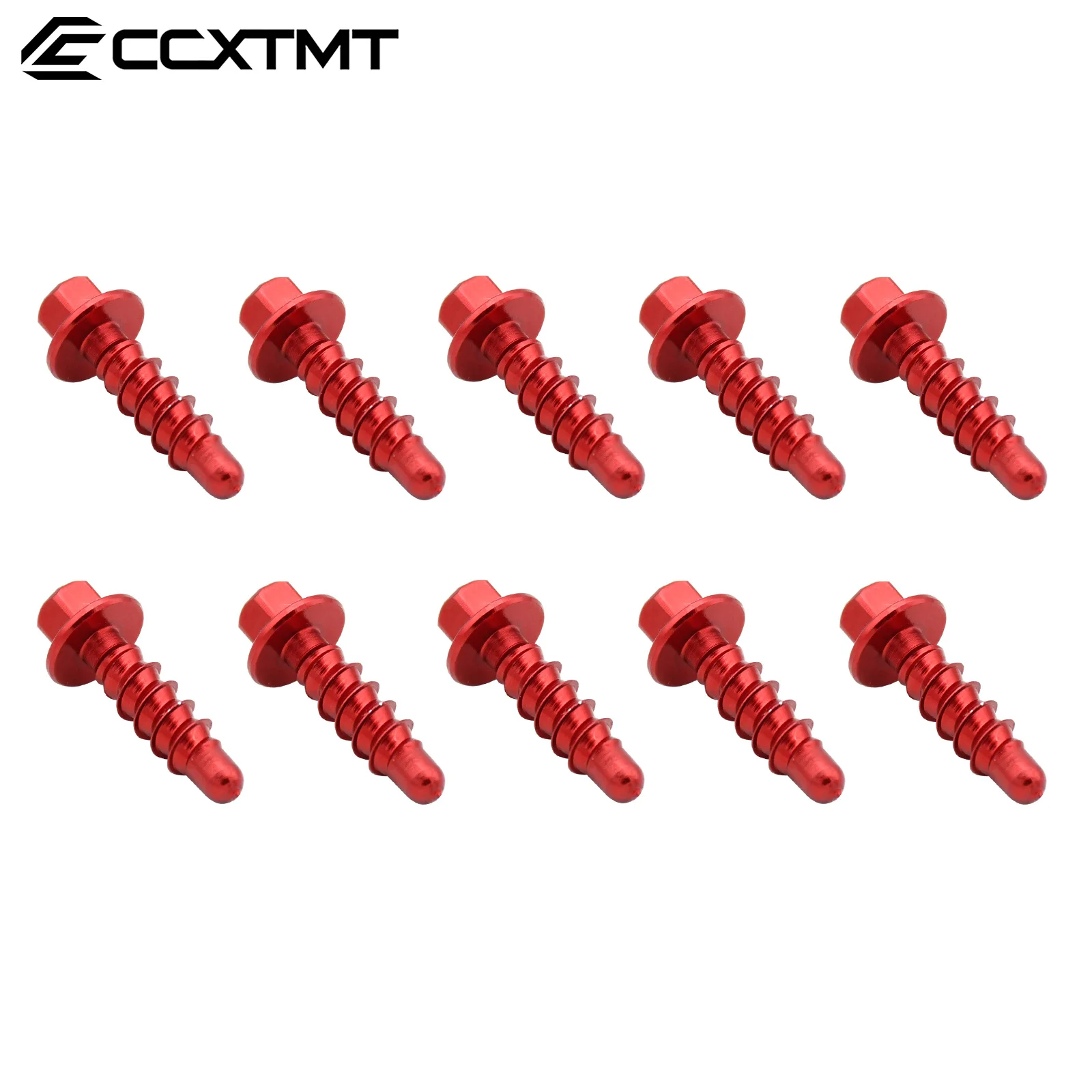 10 pçs cnc motocicleta auto rosqueamento parafuso kit para ktm sx sxf xc xcw xcf exc exc 125-530 2004-2021 2022 2023 peças universais