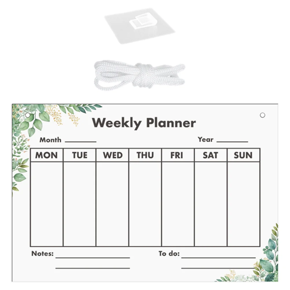 Acrylic Calendar Planner Board Message Planning Magnetic Whiteboard Writing Boards Home Erasable Weekly