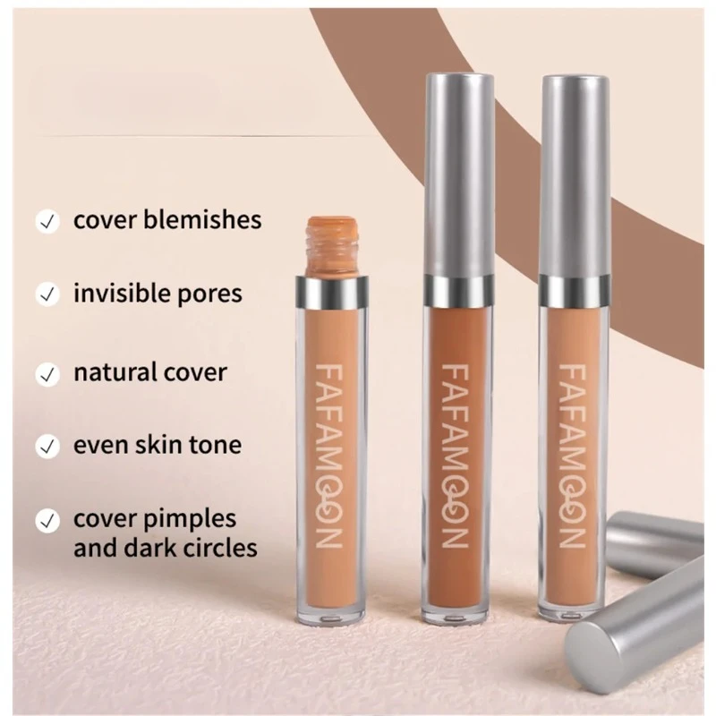 Liquid Concealer Foundation Corrector Anti Dark Circle Freckle Waterproof Foundation Highlighter Pen for Face Makeup