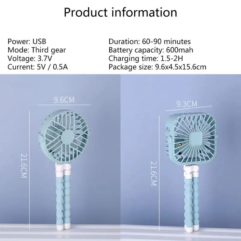 Портативный USB -клип вентилятор тихий личный настольный вентилятор для офисного стола спальни кухня n58d