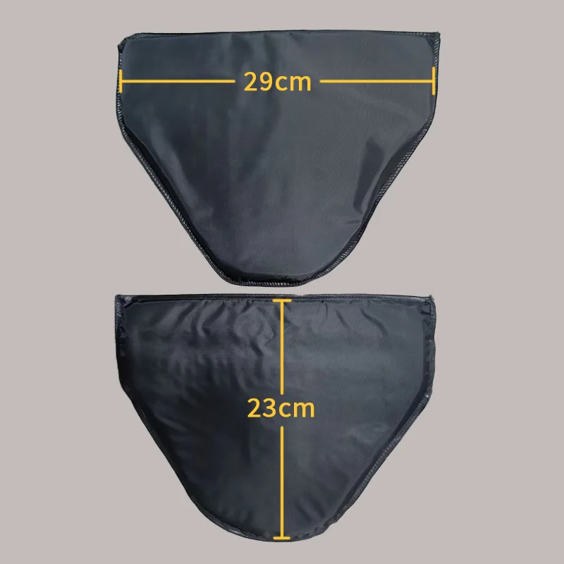 Fully Protective BulletProof Chip Plate NIJ IIIA PE Soft Armor Panel Front Chest And Back Protection Neck Shoulder Waist Crotch