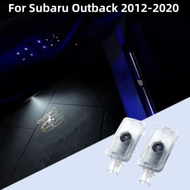 

Car Door Light Welcome Lamp Ghost Projector Badge Lamp Cars Accessories For Subaru Outback 2012-2015 2016 2017 2018 2019 2020