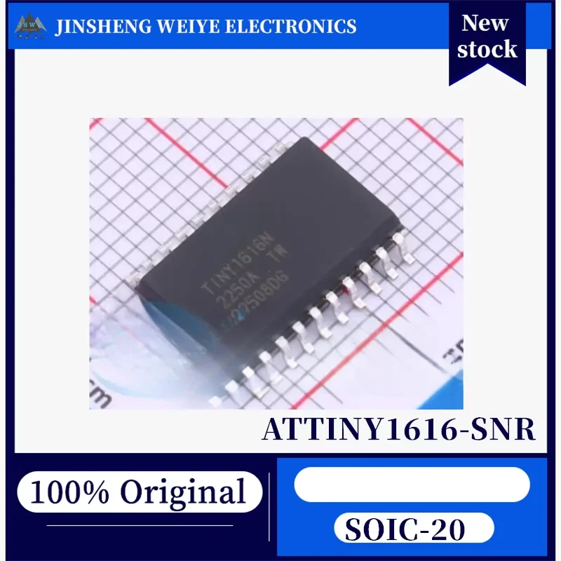 (5/50 Pieces) ATTINY1616-SNR TINY1616N SOIC-20 8-bit AVR MCU Brand New Original In Stock Chipset