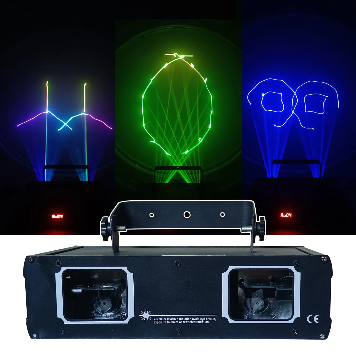 

25W Disco Dual Lens Laser Light RGB Beam Line Scanner Projector Dmx512 Suitable for Disco Dj Party Wedding Bar KTV Stage Light