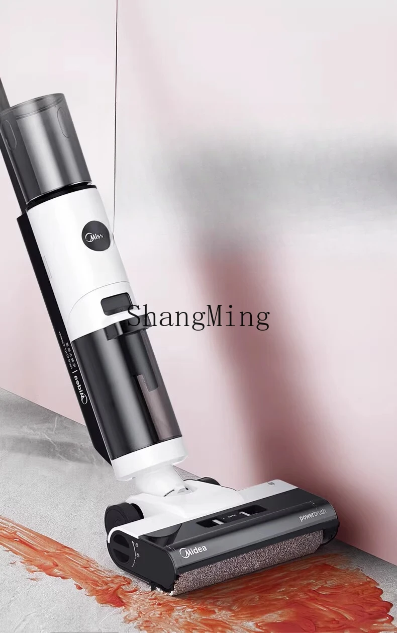 ZYY เครื่องซักผ้าดูดและลากจูงไม้ถูพื้นไฟฟ้าในครัวเรือนแบบบูรณาการไม้ถูพื้นทําความสะอาดตัวเอง