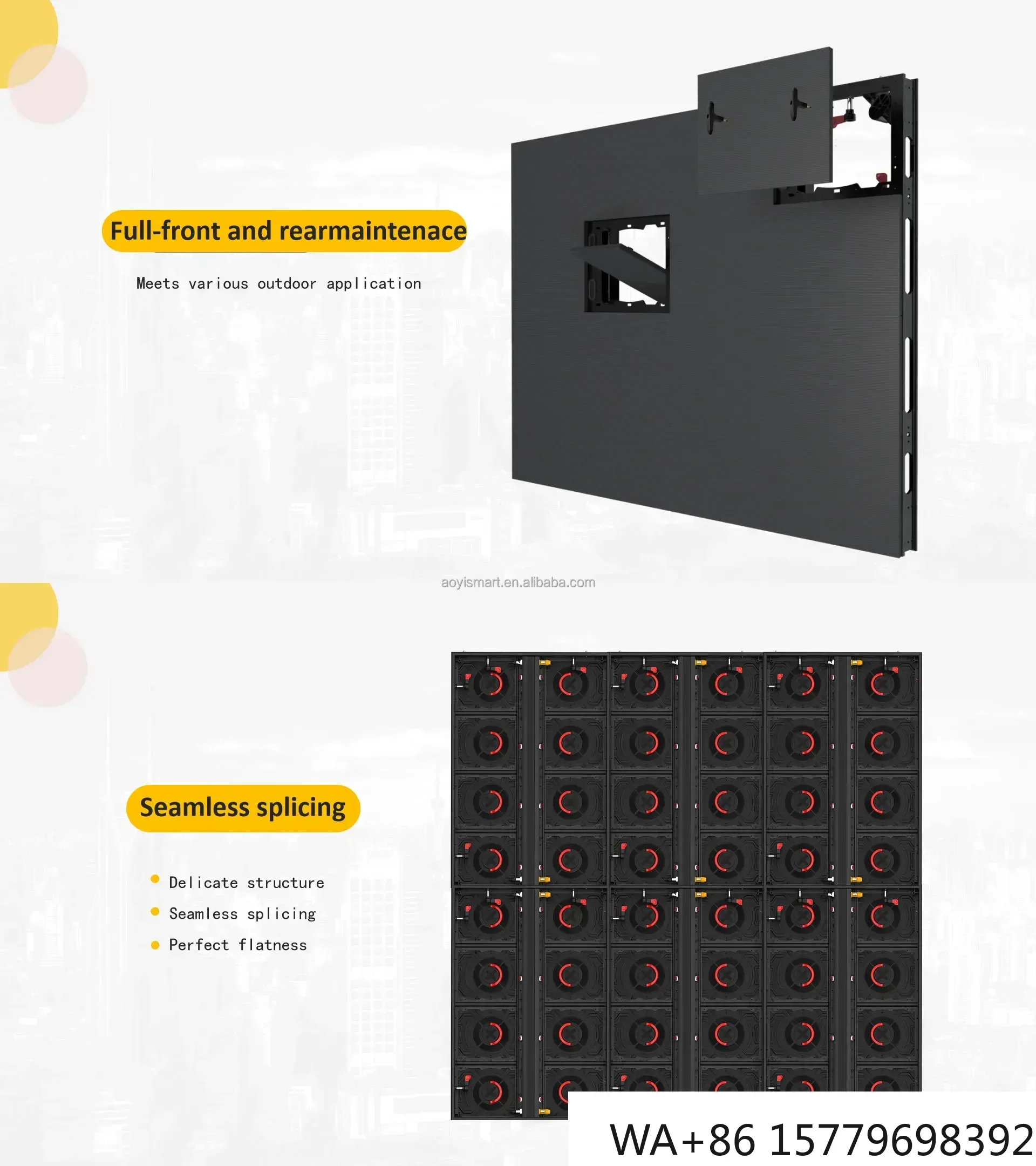 Good Price P3 LED Video Wall High Quality Factory Direct Sales for Indoor Outdoor Use