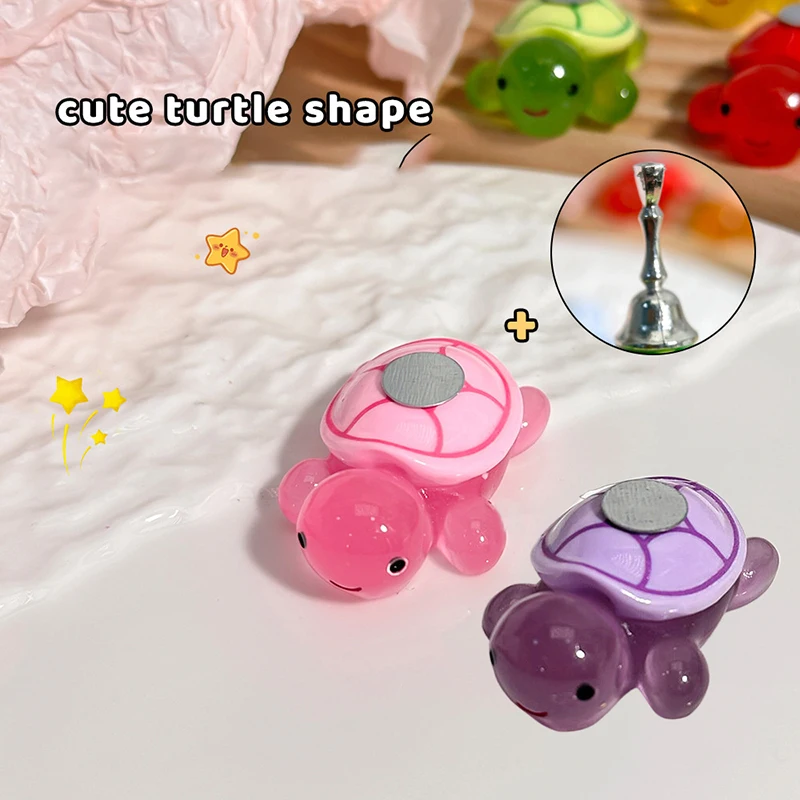 Soporte magnético para uñas, diseño de tortuga pequeña, accesorios para uñas, herramientas de exhibición, práctica de entrenamiento, soporte de exhibición para uñas