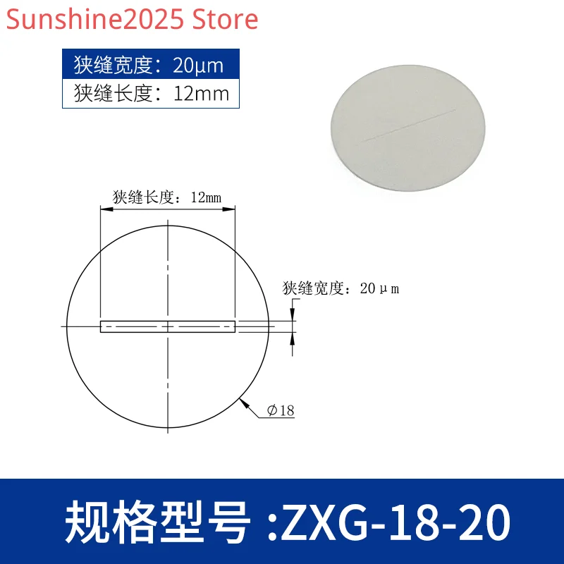 Optical Laboratory Precision Slit Width 20-200um Micron Length 12mm Spatial Filter System Accessories