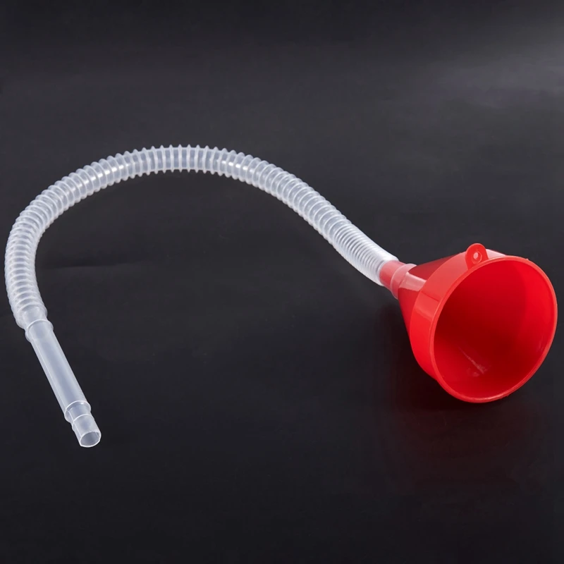 3X Car, Motorcycle, Truck, Vehicle, Oil Pouring Tool, Plastic Filling Funnel, Hose Nozzle, Gasoline