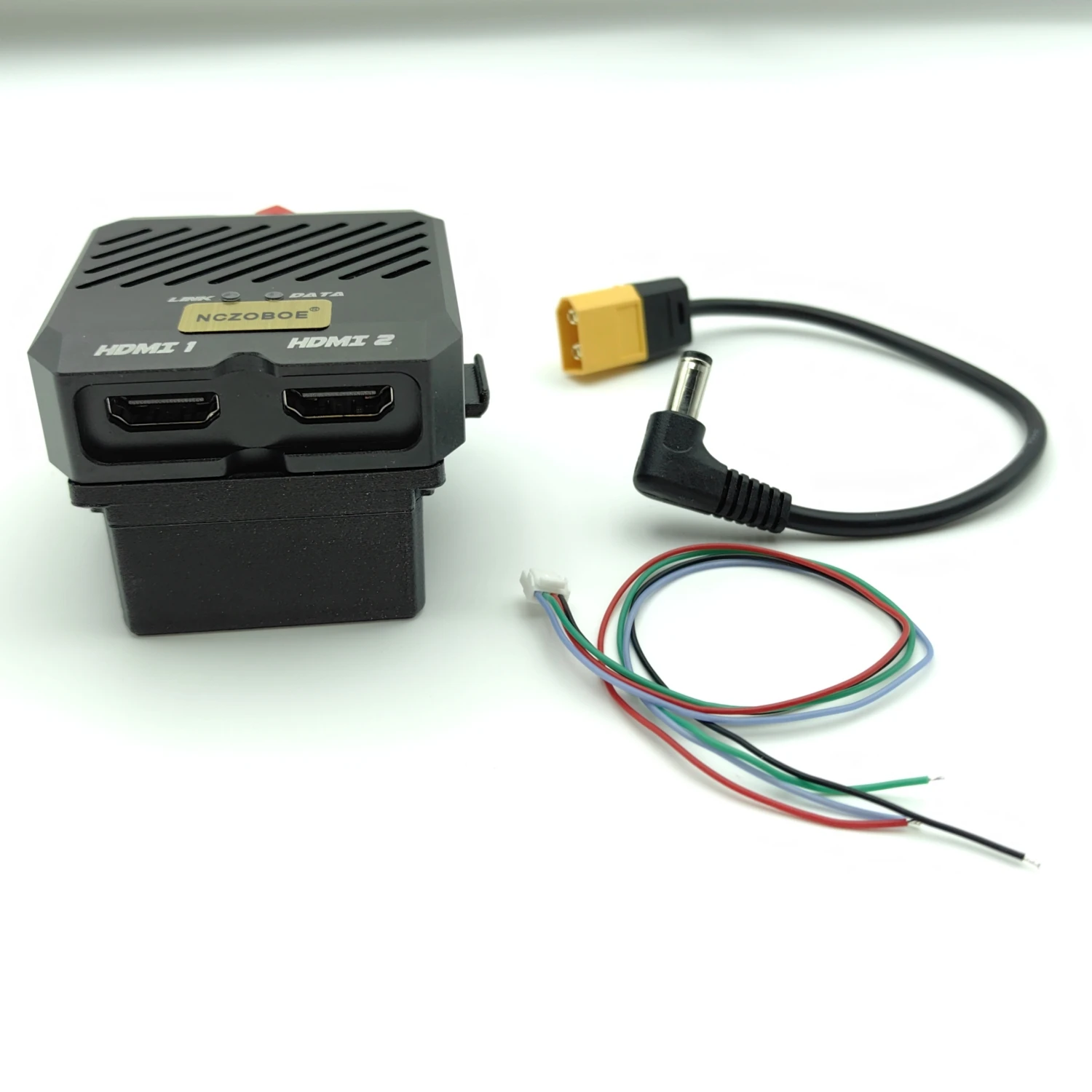 NCZOBOE Fiber Converter SingleMode Single Fiber  Channel Video  to Optic Controller 80km