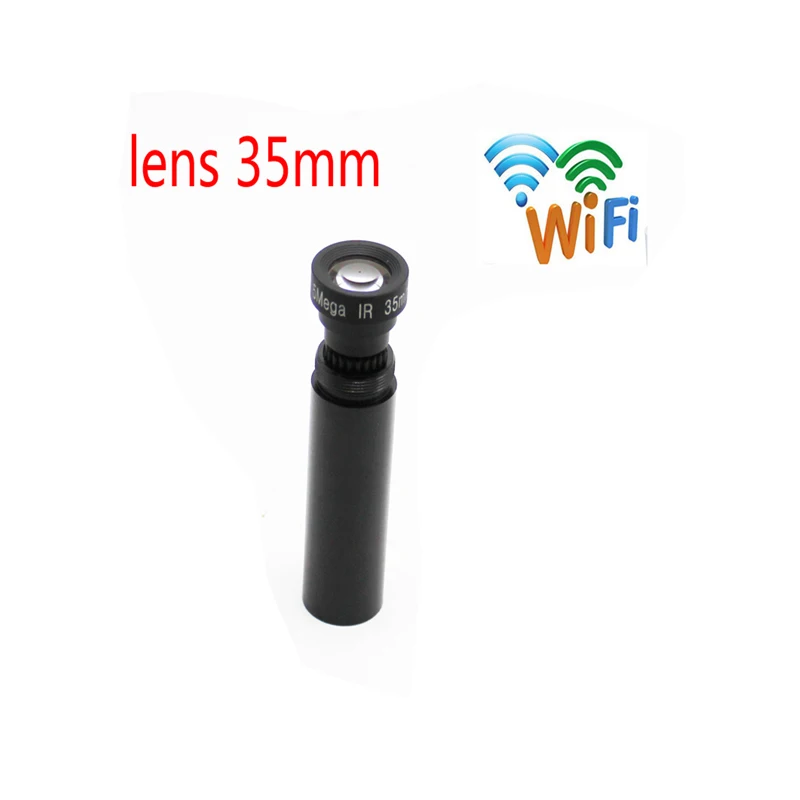 

Mini wifi HD 1080p P2P onvif CCTV Remote surveillance Telescope camera Flashlight recorder lens 35MM TF card storage ONVIF