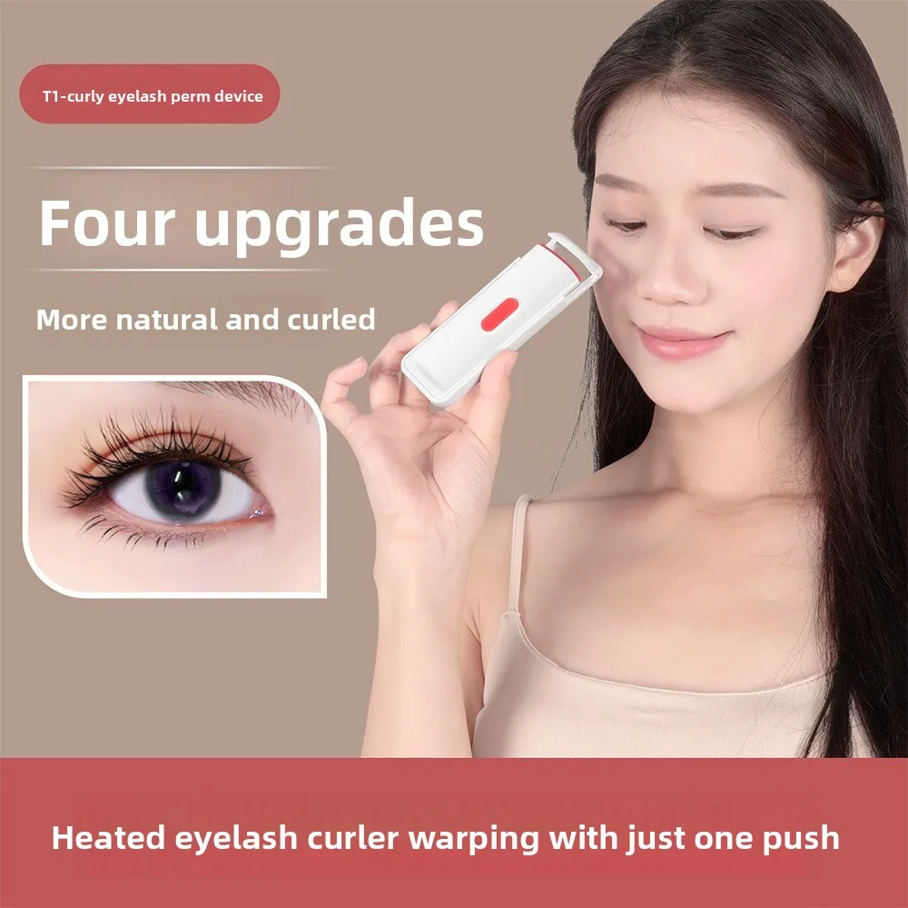 

Mini Electric Eyelash Curler Fast Heating Type-C Charging Heated Eyelash Curler Long-lasting Makeup Tools