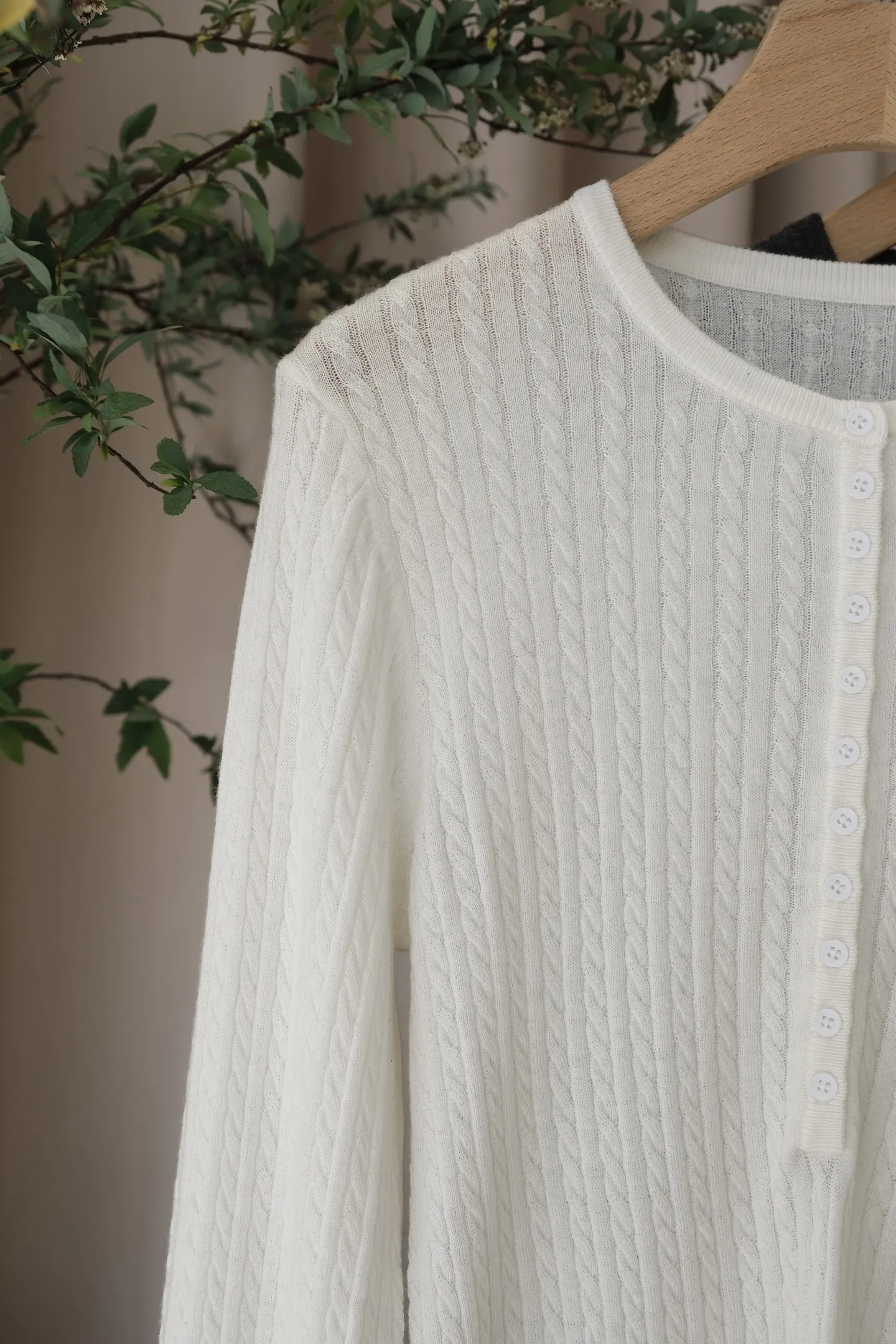 เสื้อสเวตเตอร์ไหมพรมถักลายเคเบิ้ล สไตล์ลำลอง แฟชั่นย้อนยุค คุณภาพสูง สำหรับผู้หญิง ต้อนรับต้นฤดูใบไม้ร่วง