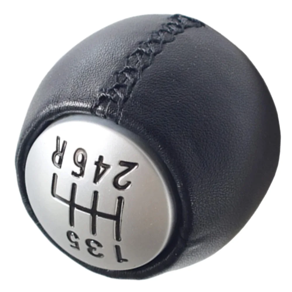 

6 Speed Gear Stick Shift Lever Knob for Alfa Romeo GT 2003-2010 147 166 3.2 V6 Plastic and Artificial Leather