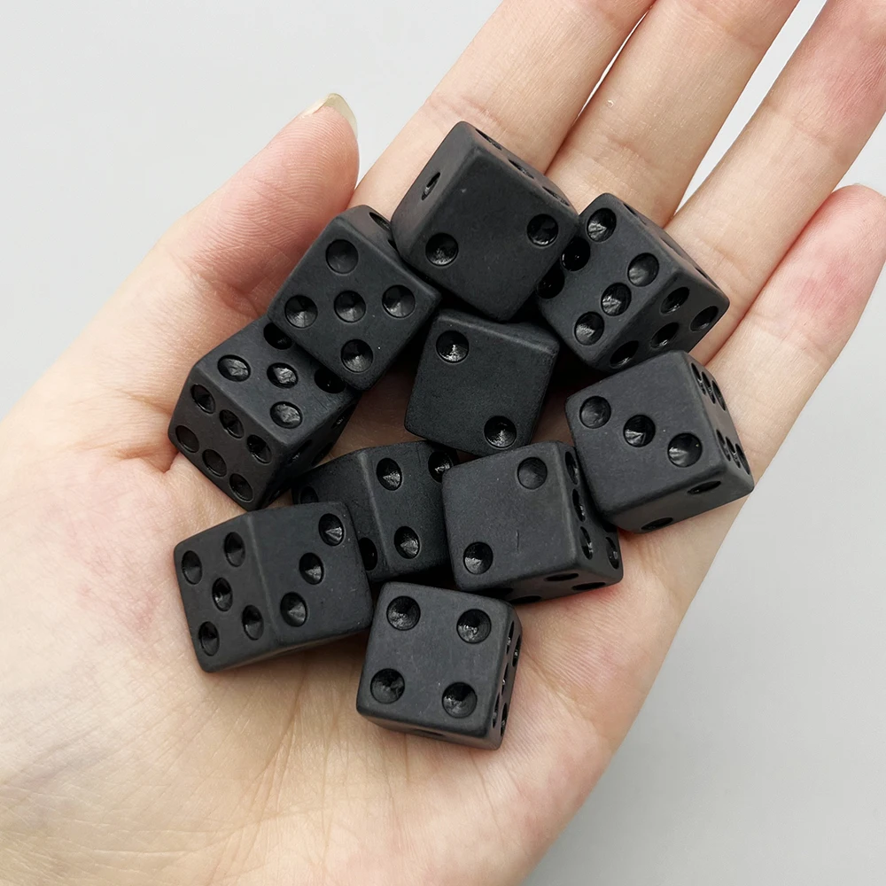 Custom Dice Game Cube Dice D6 High Quality Acrylic Dice Matt Effect Retro Style For DND Games RPG Roll Playing Games Accessories