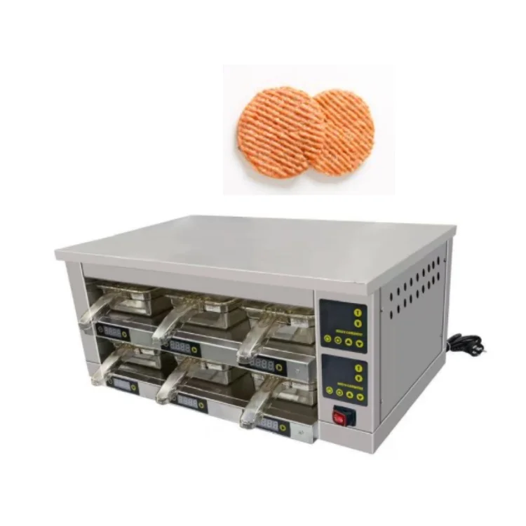 Hamburger Meat Pie Patty Warmer Fast Food