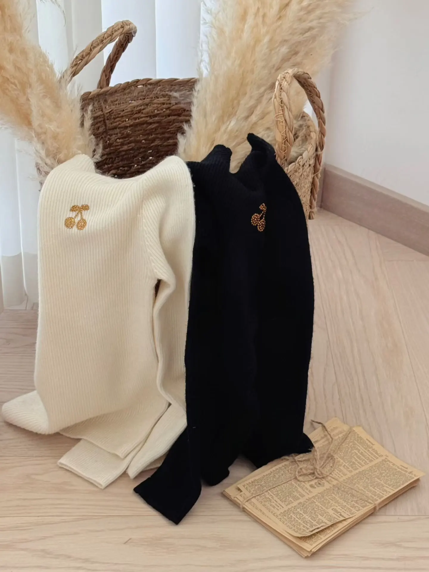 

Детские свитера из 100% шерсти, новинка 2025 года, зимние милые теплые вязаные свитера для девочек, верхняя одежда, верхняя одежда