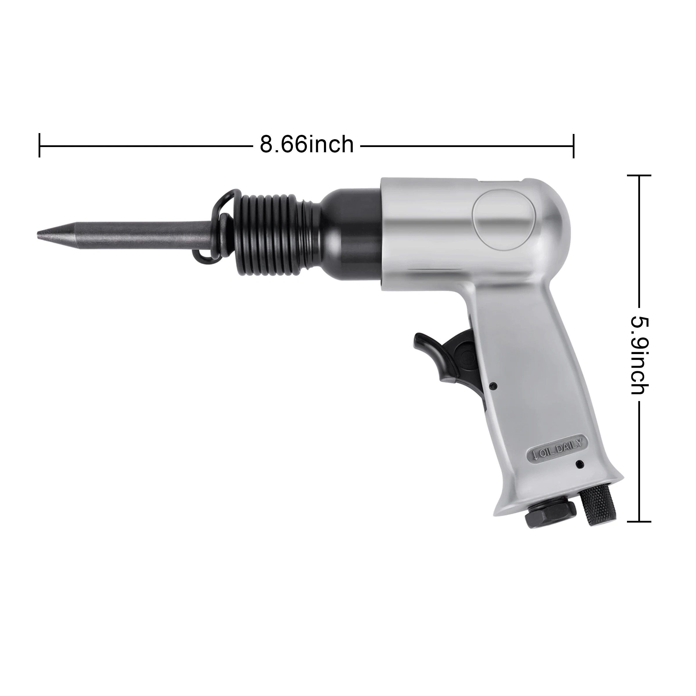 150mm air hammer kit 4-chisels,4500 BPM,pneumatic tools,pneumatic hammer shovel tool,air chisel pneumatic shovel tool,air Chisel