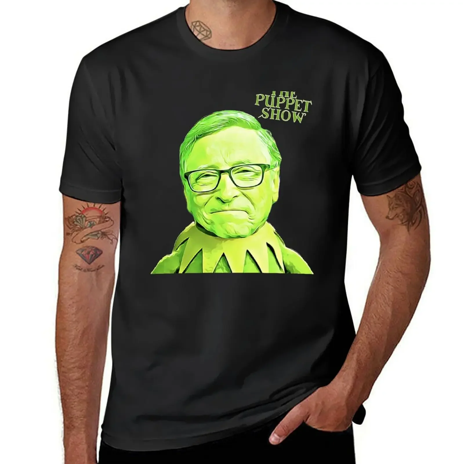 Bill Gates - The Puppet Master T-Shirt vintage graphic tee graphic t shirts shirts graphic tee shirts tee men