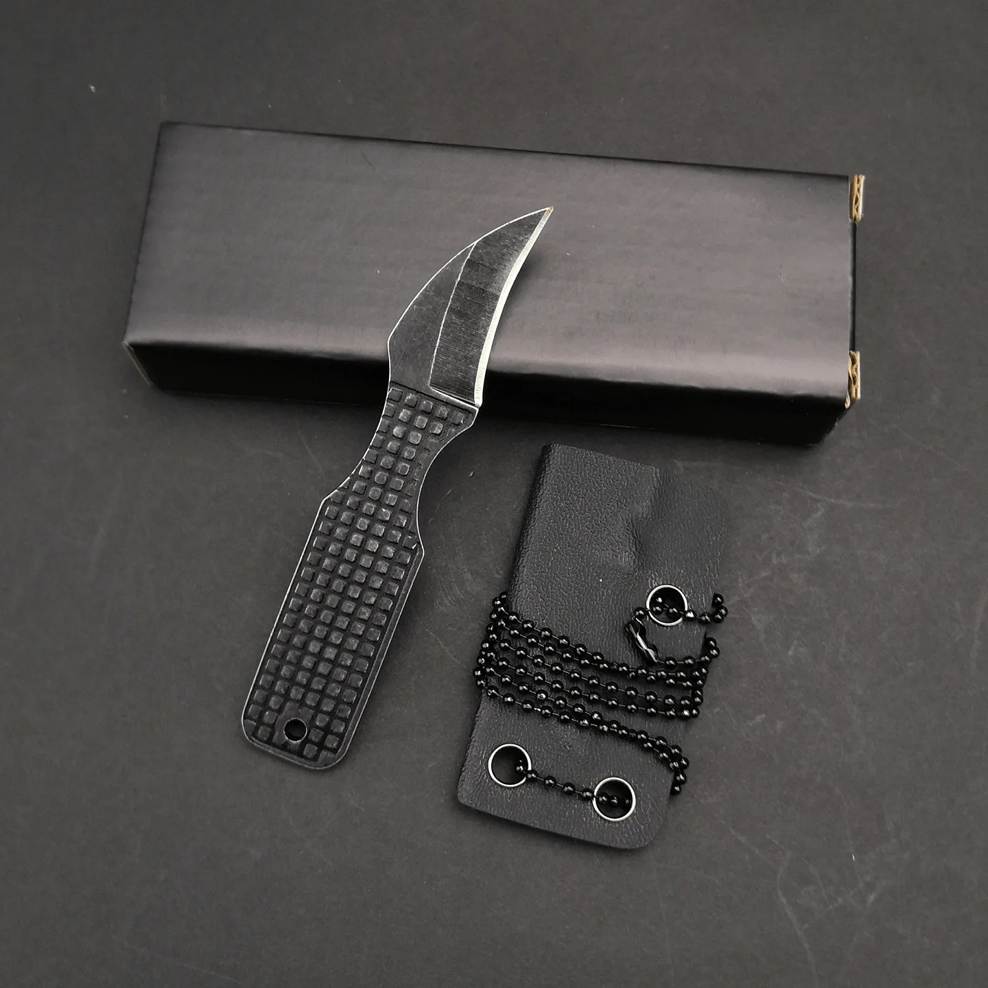 2026 New compact fixed blade knife - ideal for outdoor hiking, trekking, camping, and everyday carry (edc) - view 6