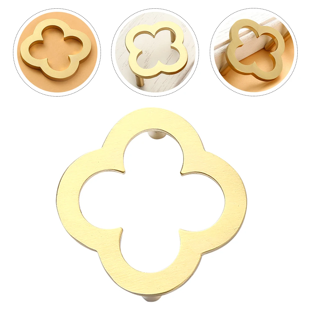 

Copper Drawer Knobs Cabinet Pulls Hollow Door H les Plum Blossom Durable Brass For Cabinets Wardrobes Bathroom Living Room Dorm