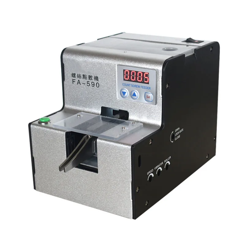 

Automatic Screw Counting Machine FA-590 Screw Counter 1.0-5.0 Adjustable Rail Arrange Calculation Screws AC100-240V