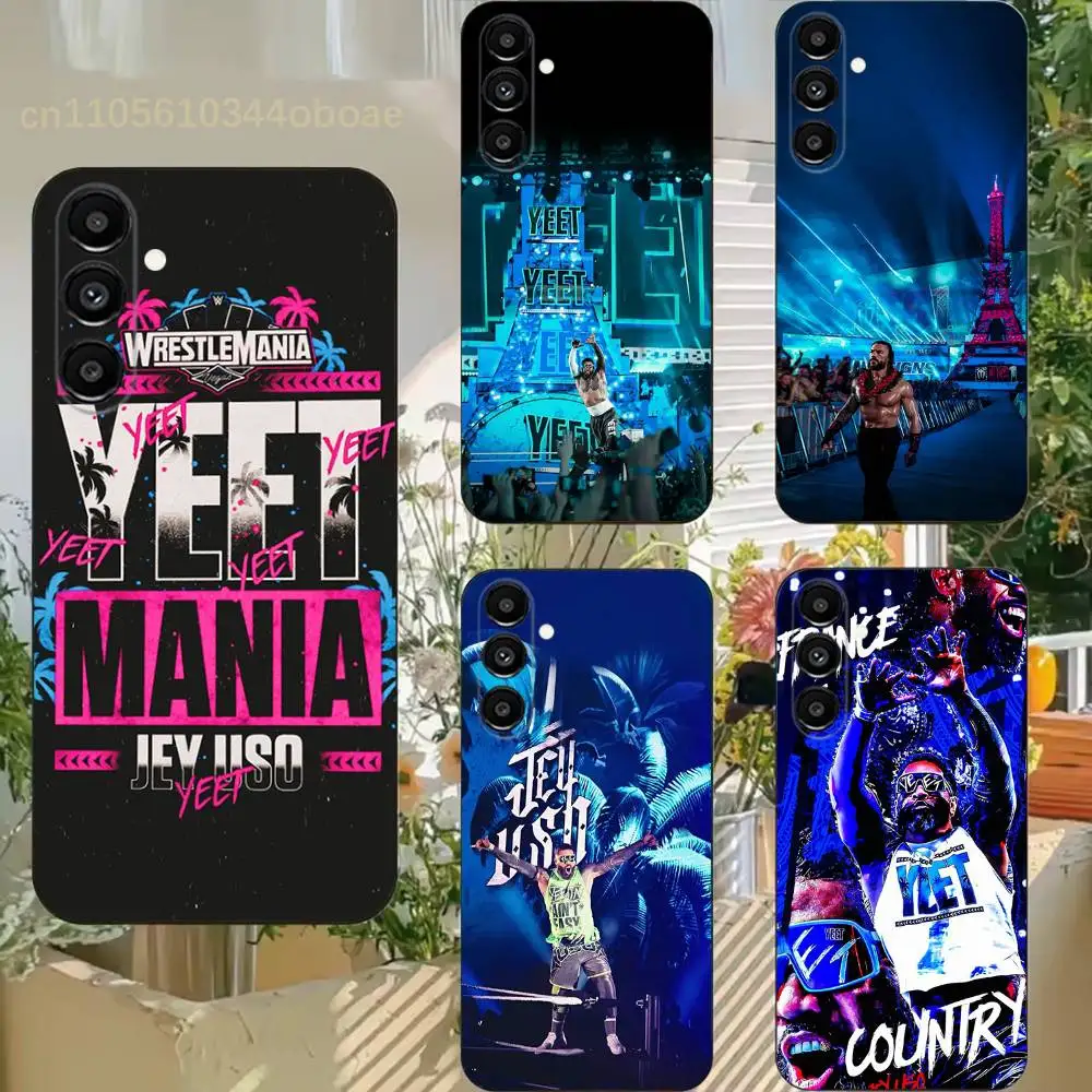 

Jey Uso YEET Phone Case For Samsung S25,24,21,22,23,20,S30,Ultra,Plus,Fe,Lite,Note,5G Black Soft