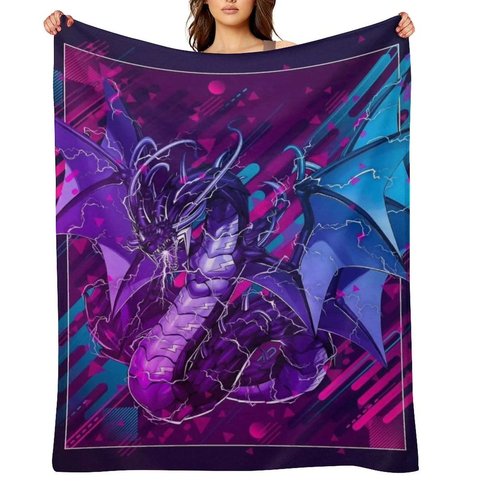 

Thunder Dragon Colossus *Modern Graphic Design* Throw Blanket Sleeping Bag cosplay anime Hair Decorative Sofa Blankets