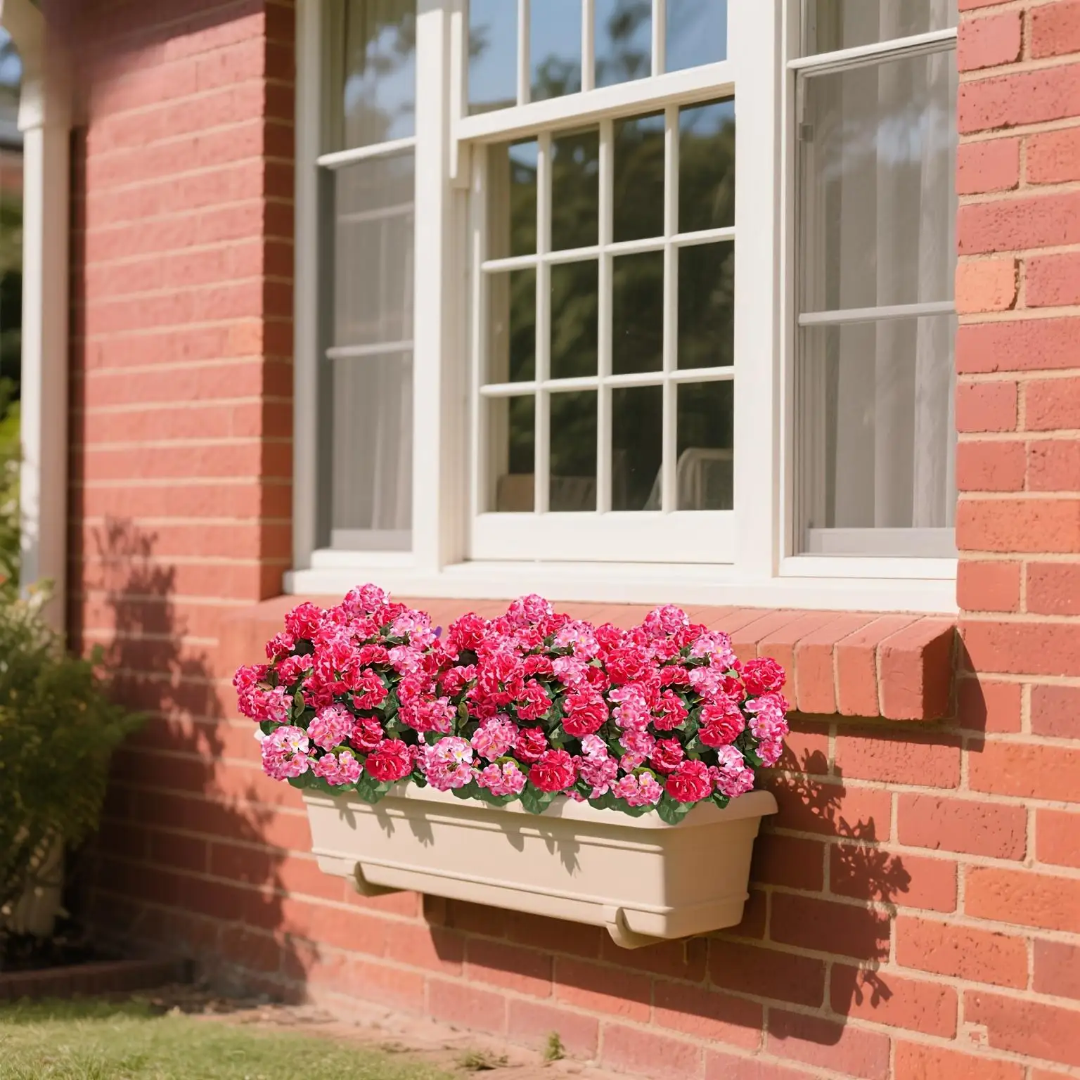 4 Bunches of Artificial Gerani - Home Office Romance avaliação e preço