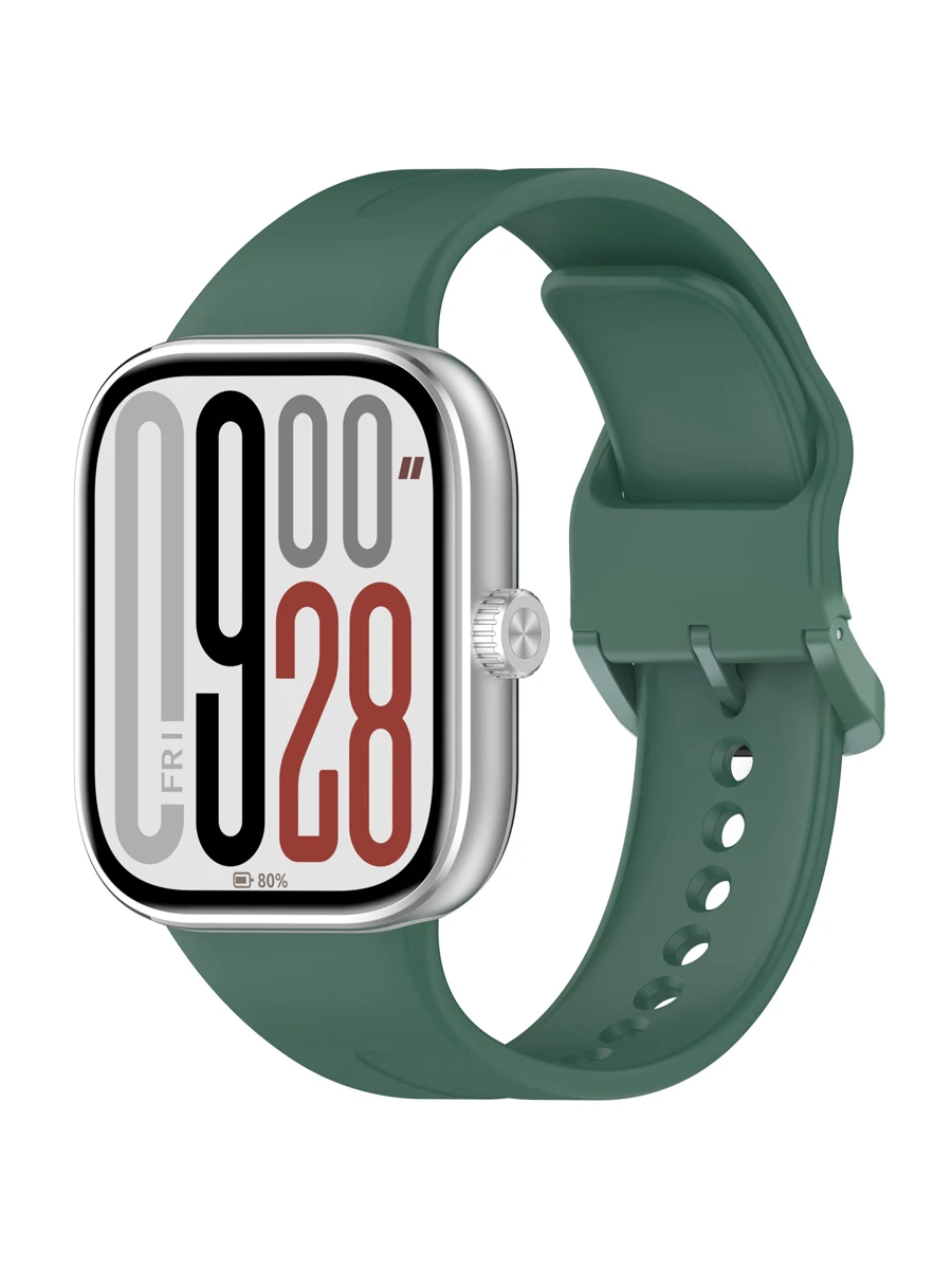 Weiches Silikonarmband für Redmi Watch 4 5 6 Smartwatch Sport, austauschbares Armband, Correa für Xiaomi Mi Band 8 9 10 Pro – Detail 3