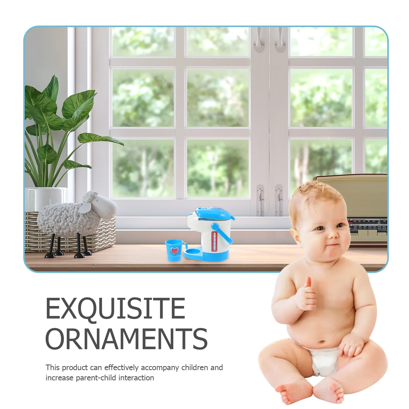 

1Pcs Simulated Mini Water Dispenser Creative Kids Home Playhouse Learning Role Play Educational Fountain Gift Water Fountain Toy