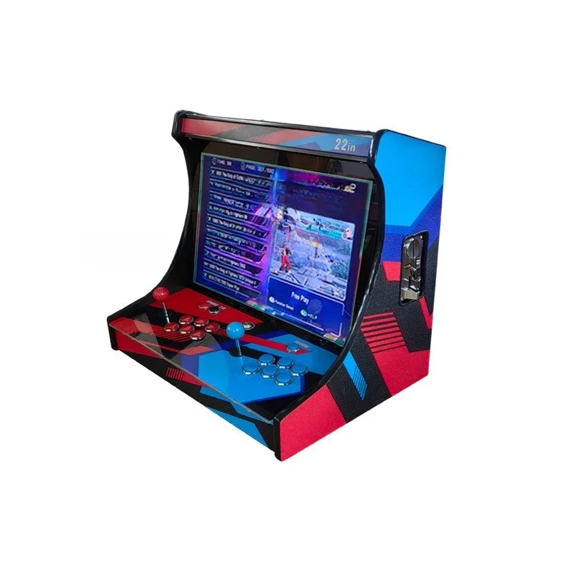Joystick arcade 22-inch large screen DX game console, double player, joystick game console, massive games